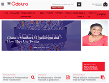 Tablet Screenshot of odekro.org